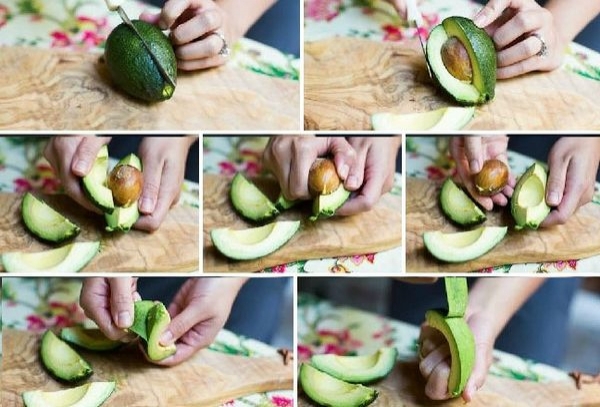 De manier om avocado's schoon te maken