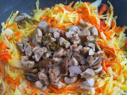 сложете гъби