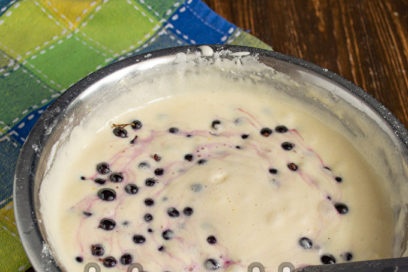 uogas sudėti į tešlą