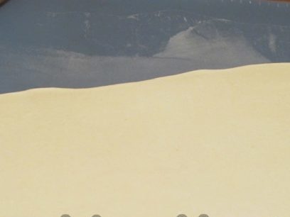 iškočiokite tešlą