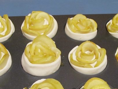 kepkite keksiukų rožes