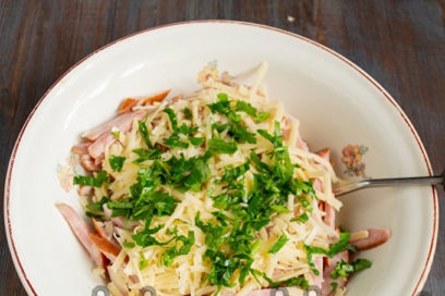 накълцайте зелените