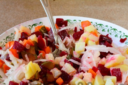 trộn các thành phần