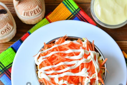 морков слой