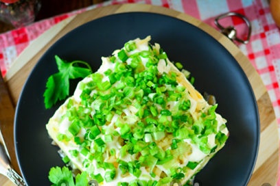 haring onder een groene jas is klaar