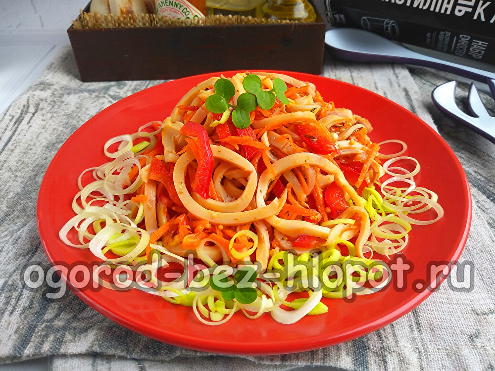 Mực Hàn Quốc tại nhà