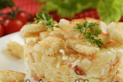 trang trí với rau xanh