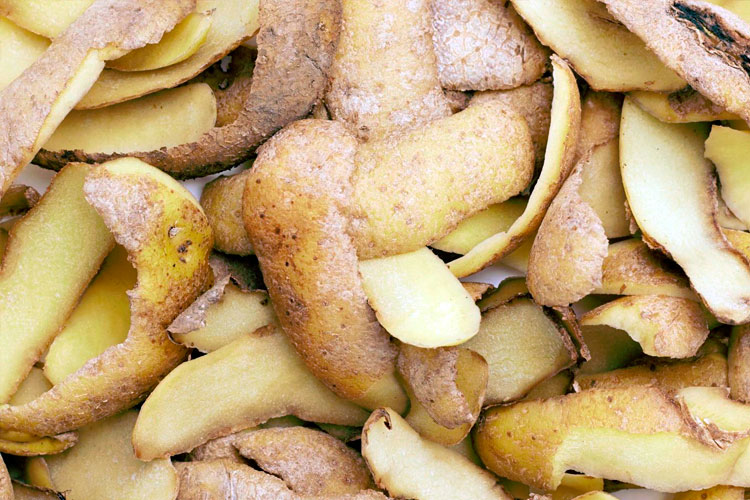 Potato peelings