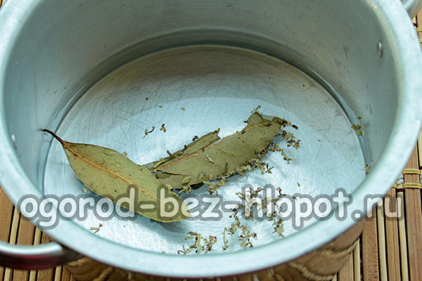 вода, подправки