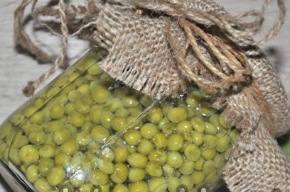 konzervovaný hrášok