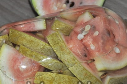 แตงโมดองในขวด