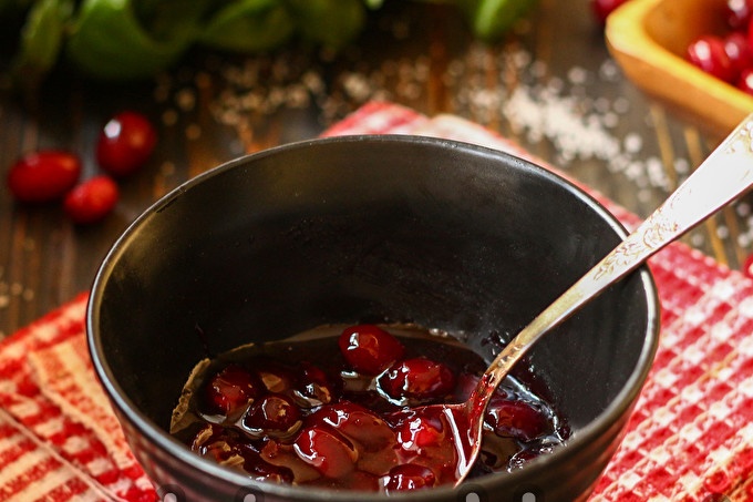 kornoeljejam voor de winter