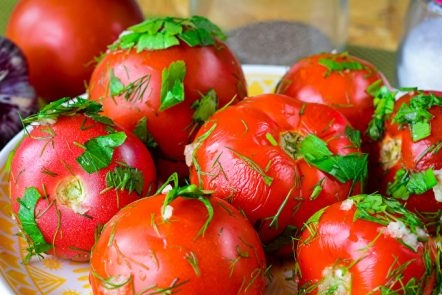 Quick tomatoes in a pack