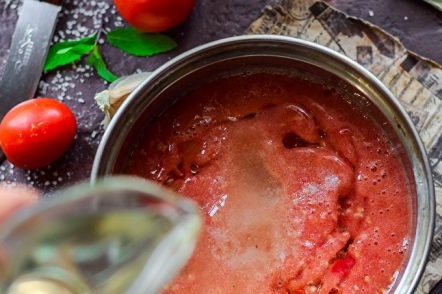 картофено пюре в контейнери