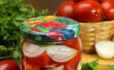 Домати с резенки от оцет