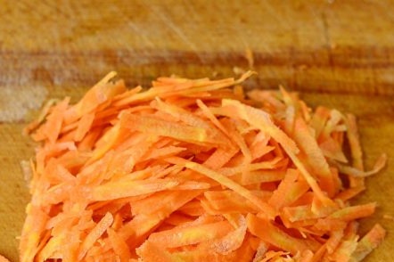 настърган морков