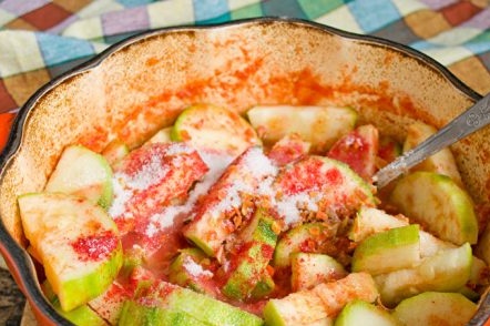 Смесете зеленчуците