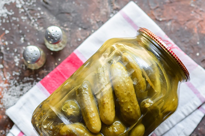 Ingemaakte Komkommers