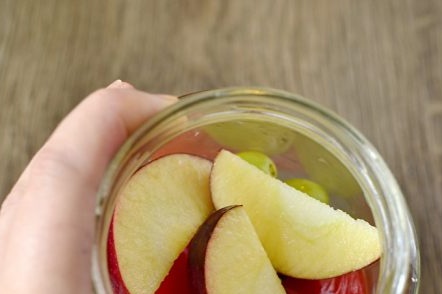 добавяне на ябълки