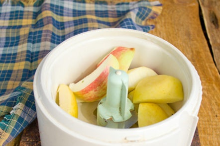 Обелете яйцата и ги нарежете