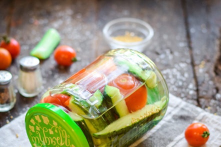 assorted pickled vegetables