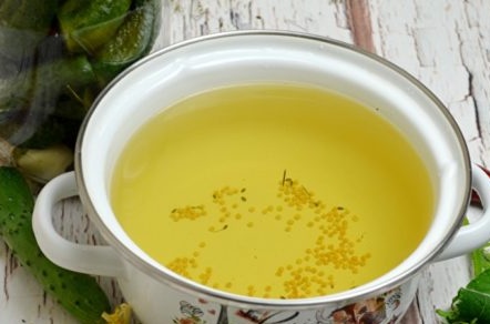 Марината за готвене с горчица