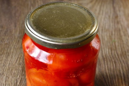 налейте вряща вода