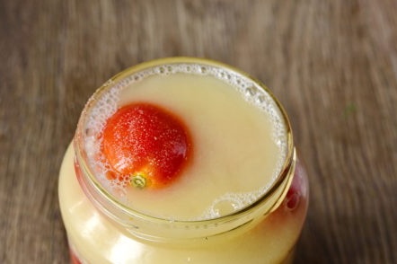 Налейте марината