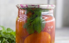 tomatoes in a jar