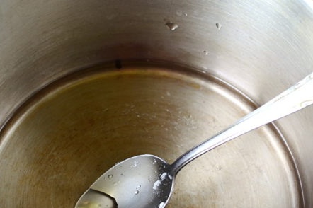 add salt and sugar to water