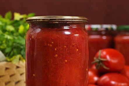 домати в собствения си сок