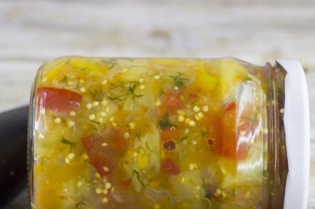 събиране на зеленчуци за зимата