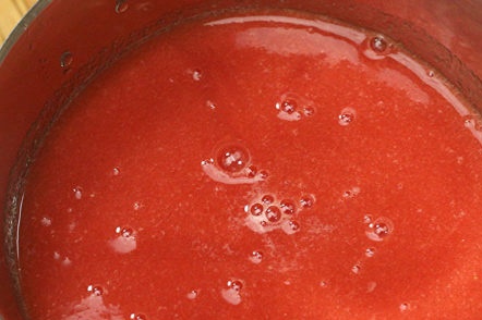 zet het sap in brand