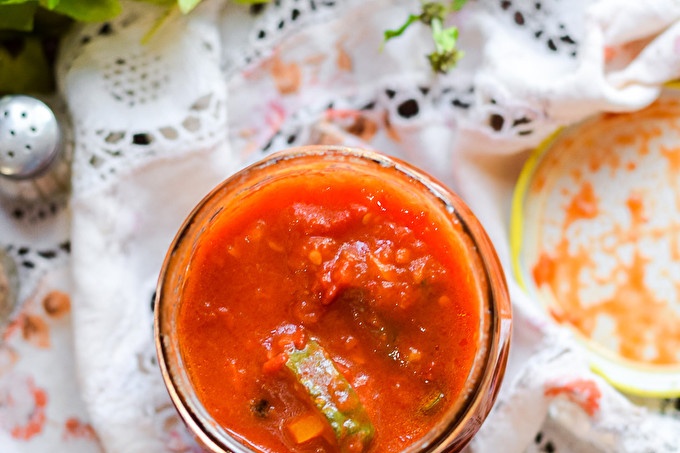 Салата с тешински език