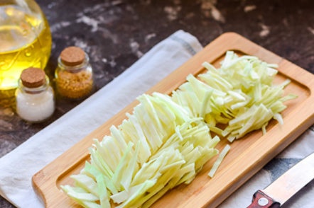 shredded cabbage