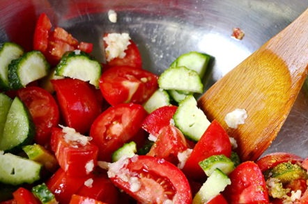 put the mixture in the fridge