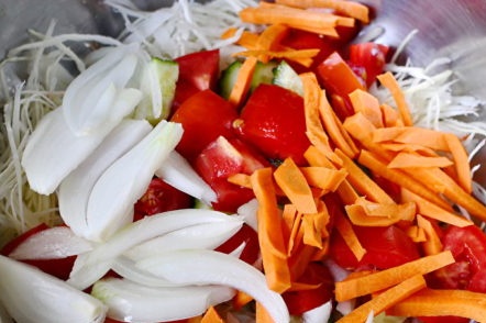 add onions and carrots