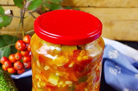 буркан с туршия за зимата