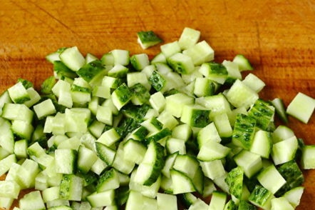 нарязани краставици