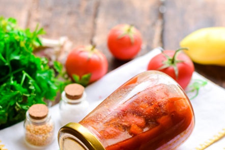 Lecho zoals een pepersalade