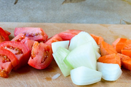 الخضار المفرومة