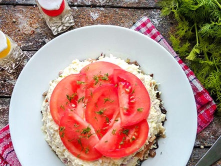 klaar salade met kip