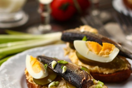 сандвичи с яйца