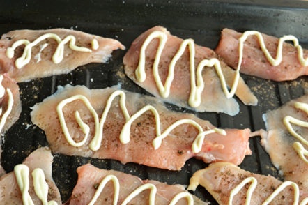 отблъснато месо с майонеза