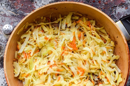 الخضار تقلى