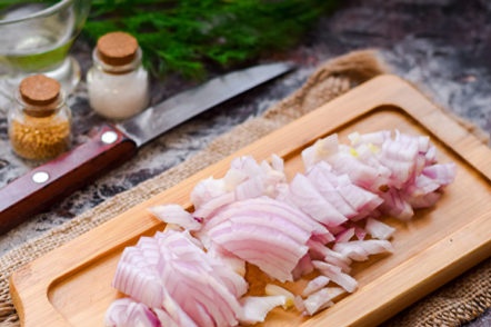 нарязан лук