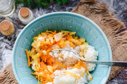 микс ориз със зеленчуци