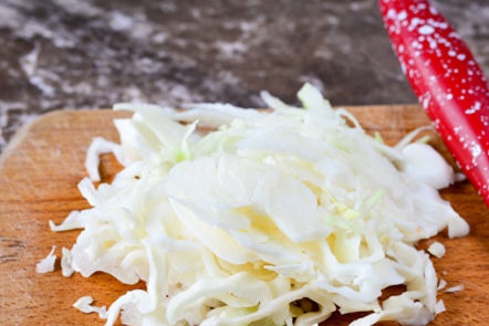 cut cabbage