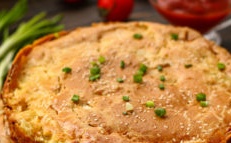 delicious cake with cabbage