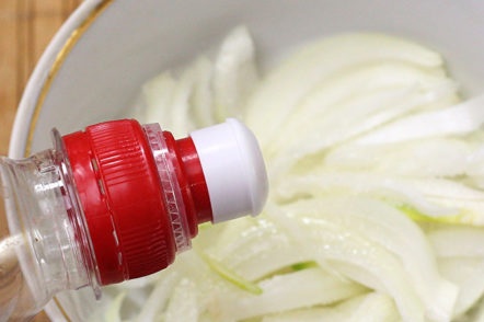 нарежете лука